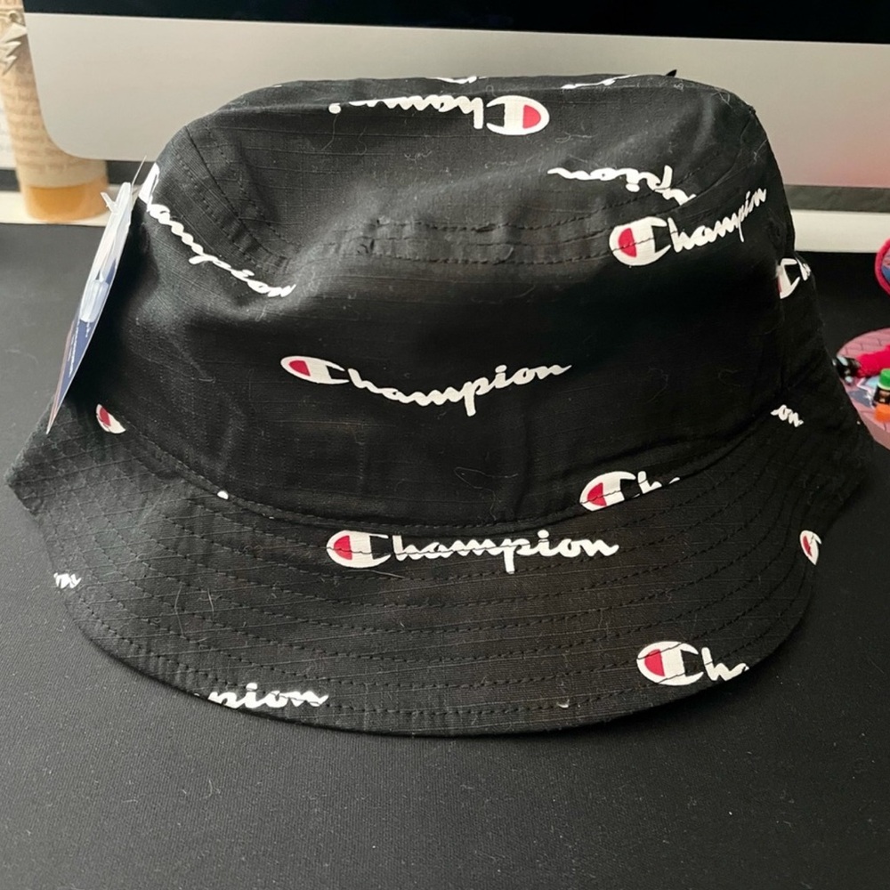 CHAMPION Allover Script Bucket Hat - Adult Unisex S/M